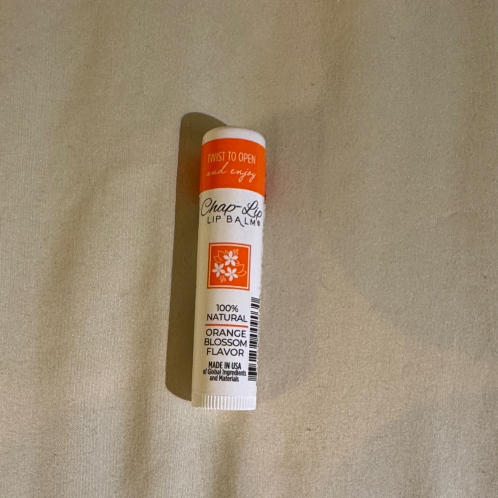 Orange Blossom Natural Lip Balm - Orange